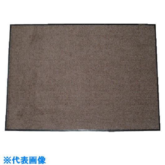■コンドル 屋内用ホコリ落し用マット ロンステップマット#6 600mm×900mm R5BR ブラウン F16(BR)(7368691)[送料別途お見積り][法人限定][掲外取寄]