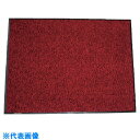 ■コンドル 屋内用ホコリ落し用マット ロンステップマット ランナーW 幅1800mm×10m 赤黒 F1RW(RBK)(7369433)×10[送料別途お見積り...