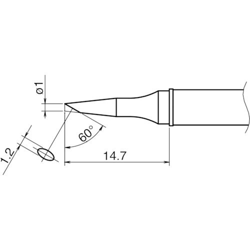 オレンジブック トラスコ中山　TRUSCO白光 こて先/1BC型 〔品番:T3102BC1〕[ 注番:7517173]特長仕様●適合機種：FX-100●コテ先名称：1BC型仕様2●ヒーター一体式●コテ先温度：400℃材質/仕上セット内容/付属品注意原産国（名称）日本JANコード4962615041617本体質量6.73gオレンジブック トラスコ中山　TRUSCO白光 こて先/1BC型 〔品番:T3102BC1〕[注番:7517173][本体質量：6.73g]《包装時基本サイズ：220×45×6》〔包装時質量：5g〕分類》電子機器》はんだ用品》ステーション型はんだこて☆納期情報：仕入れ先通常在庫品 (欠品の場合有り)