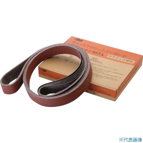 オレンジブック トラスコ中山　TRUSCO3M レジンボンドクロスベルト #80 50X3350mm 〔品番:957A8050X3350FL〕[ 注番:7525303]特長●3M独自のセラミック砥粒を使用しています。●適度な柔軟性と耐久性を備えた基材です。用途●ステンレス、チタン等の難削材の研磨に。●溶接ビード除去、バリ取り、面取りに。仕様●粒度(#)：80●幅(mm)：50●長さ(mm)：3350●砥材：セラミック砥粒仕様2●使用工具：ベルトサンダー材質/仕上●砥材：セラミック砥粒セット内容/付属品注意●この商品は、一般消費者様向けの製品ではないため、表示や取扱説明書等が一般消費者様向けに表記・同梱されておりません。原産国（名称）日本JANコード4547452524501本体質量240gオレンジブック トラスコ中山　TRUSCO3M レジンボンドクロスベルト #80 50X3350mm 〔品番:957A8050X3350FL〕[注番:7525303][本体質量：240g]分類》電動・油圧・空圧工具》研削研磨用品》ベルト研磨材☆納期情報：メーカー取り寄品（弊社より発送）