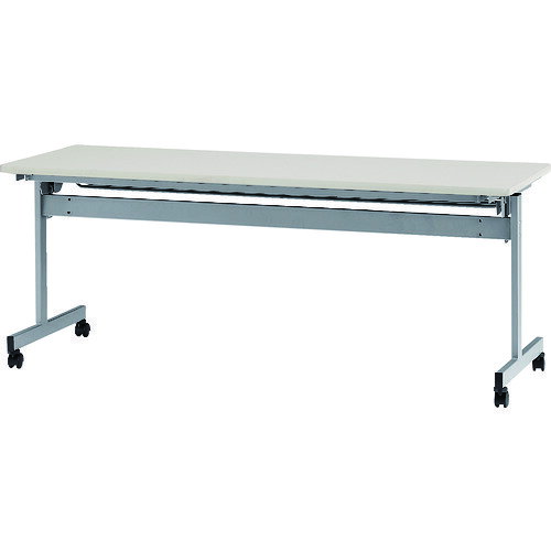 ■TOKIO 天板跳上式スタックテーブル(パネルなし) 1800×450mm 天板色:ニューグレー HSN1845NG(7534400)[法人限定][直送元]