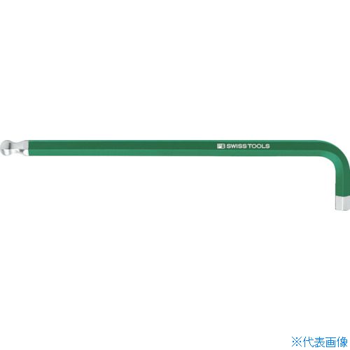 ■PBスイスツールズ 212L-2GR ロングボールレインボーレンチ 緑色(日本語パック入り) 212L2RBJ(7542887)