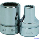 ■WILLIAMS 3/8ドライブ ショートソケット 12角 17mm JHWBM1217(7578644)