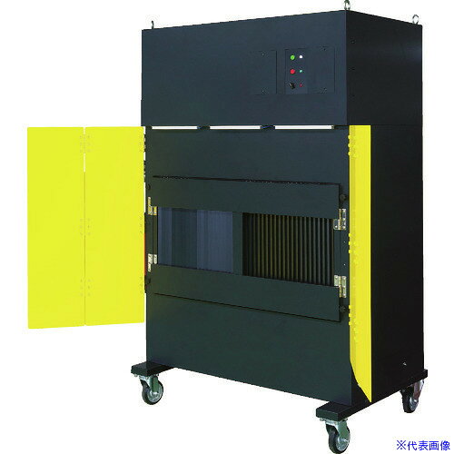 オレンジブック トラスコ中山　TRUSCOコトヒラ 作業台用集塵機 〔品番:KDCTD1〕[ 注番:7591195]特長●現在お使いの作業台の傍に置くだけの作業台用集じん機です。●キャスター付で移動や設置に様々なレイアウトに対応可能です。●衝突板＋セラミックフィルタにより火花や静電気による引火を防止します。用途●グラインダーの削りくずなど研磨による粉じんの集じんに。仕様●電源(V)：三相200●出力(kW)(50/60Hz)：1.6●集じん容量(L)：11●周波数(Hz)：50/60●風量(［［M3］］/min)50Hz：30●風量(［［M3］］/min)60Hz：30●騒音値(dB(A))50/60Hz：79●本体寸法(mm)幅：1200●本体寸法(mm)奥行：740●本体寸法(mm)高さ：1749●吸込口(mm)幅×高さ：1000×500●タイプ：大型●標準消費電力料金：21.6円/h●風量(［［M3］］/min)(50/60Hz)：30●消費電力(W)：1600仕様2●50/60Hz兼用●1次フィルター：セラミックフィルター(2個)●2次フィルター：角型集じんフィルター(2個)●オプションでダクト接続仕様に変更が可能●安全機構：金属フィルタ、衝突板、漏電遮断器材質/仕上●スチールセット内容/付属品注意原産国（名称）日本JANコード本体質量280kgオレンジブック トラスコ中山　TRUSCOコトヒラ 作業台用集塵機 〔品番:KDCTD1〕[注番:7591195][本体質量：280kg]《包装時基本サイズ：900×1550×2000》〔包装時質量：300kg〕分類》環境改善用品》環境改善機器》集じん機☆納期情報：メーカー直送品【法人限定＝会社名ご記入お願い致します。】