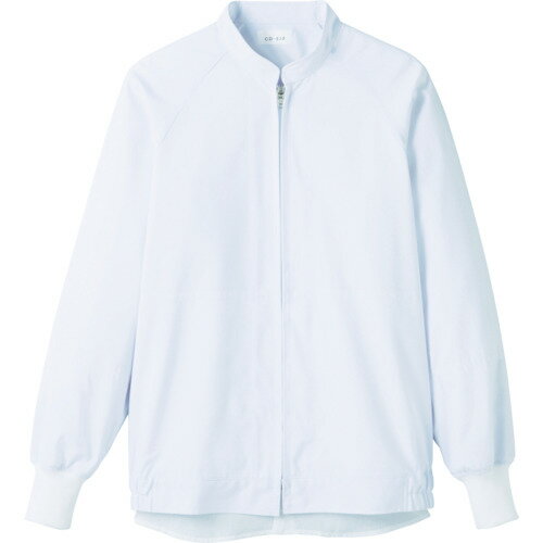 ■サンペックス 長袖ジャンパー 食品工場 白衣 衛生 ホワイト 6L CD6306L(7617119)