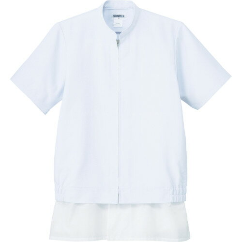 ■サンペックス クールフリーデ男女兼用半袖ジャンパー ホワイト 3L CD6373L(7617241)