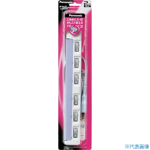 樂天商城 - ■Panasonic ザ・タップスイッチ 6コ口 2mコード付 WHS2626DKP(7622791)