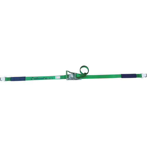 ■allsafe ラッシングベルト ラチェット式フラットフック重荷重 R5FH17(7635401)