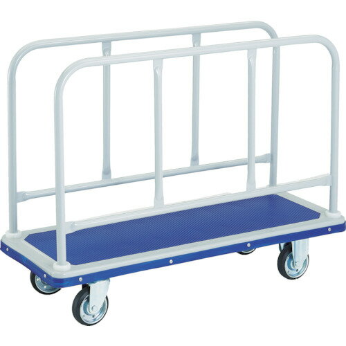 ■TRUSCO プレス製台車 ドンキーカート サイドハンドル1190×440 410N(7645163)[送料別途お見積り][法人限定][メーカー取寄]