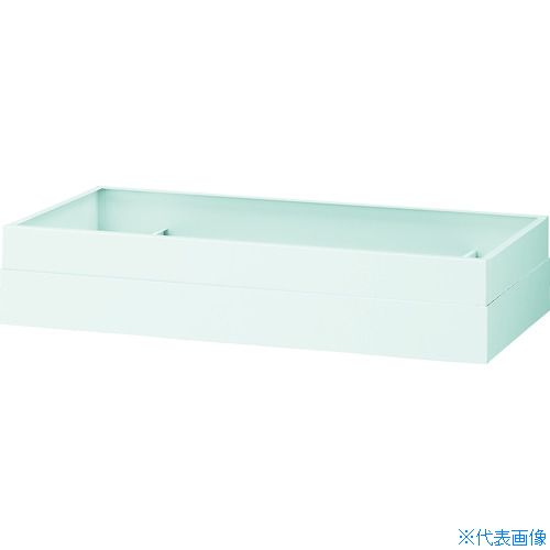 ■TRUSCO ユニット型壁面書庫 笠木 H100〜180 W色 UW1018CK(7658362)[法人限定][直...