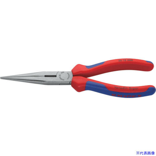 ■KNIPEX ロングラジオペンチ コンフォートハンドル 200mm(SB展示販売パッケージ仕様) 2612200SB(7661771)