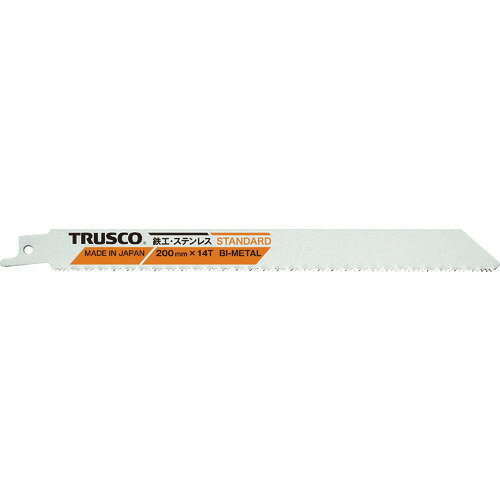 ■TRUSCO バイメタルセーバーソーブレード 200mmX0.9厚X14山 5枚 TBS200145P(7679203)