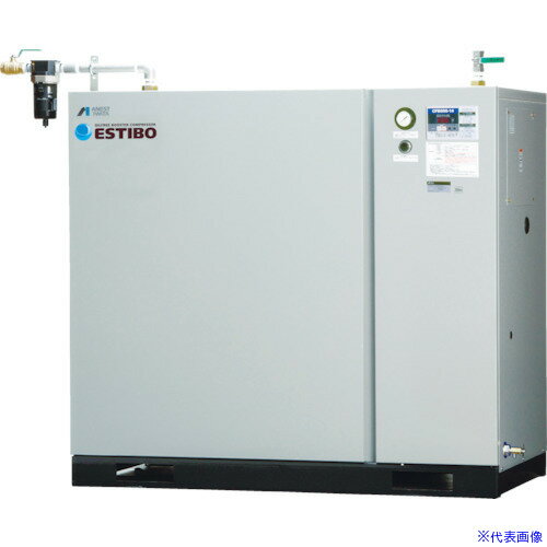 ■アネスト岩田 ブースターコンプレッサ(オイルフリー) 5.5KW 50Hz CFBS55BF14M5(7694903)[法人限定][直送元]