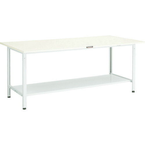 ■TRUSCO 軽荷重作業台(300kg)AE型 1800X900XH740 下棚2枚付 ダークグレー色 SAE1809LT2DG(7703341)[法..