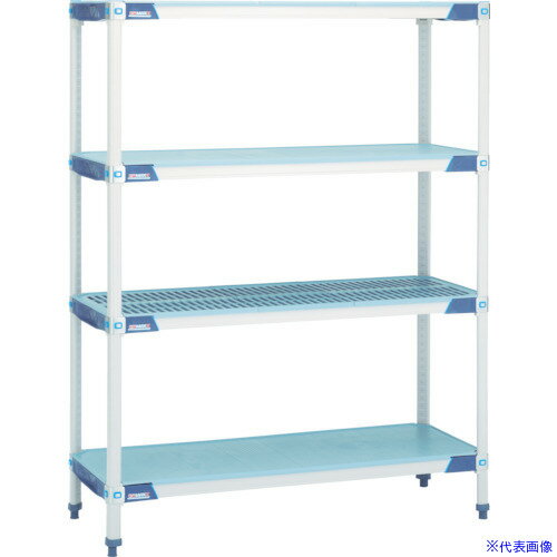 ■ERECTA メトロマックスi フラットマット 間口1215mm×奥行620mm×高さ1378mm 4段 MX2448FMX54P4(7707193)[法人限定][直送元]