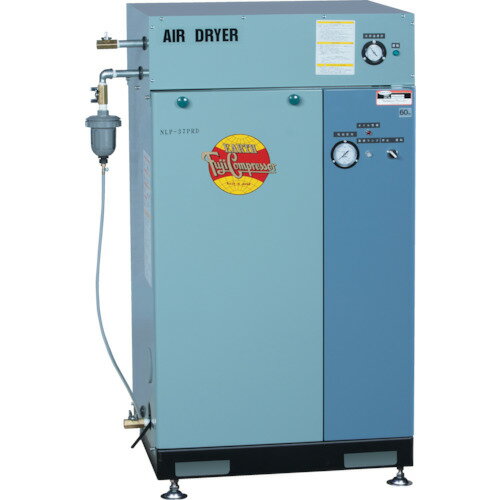 ■富士 レシプロコンプレッサー(給油式) ドライヤー付低圧パッケージ形コンプレッサ 3.7KW 60Hz NLP37PRDMT6(7712537)[法人限定][直送元]