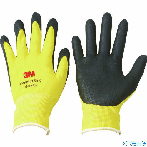 ■3M 一般作業用コンフォートグリップグローブ イエロー XLサイズ GLOVEYELXL(7760523)