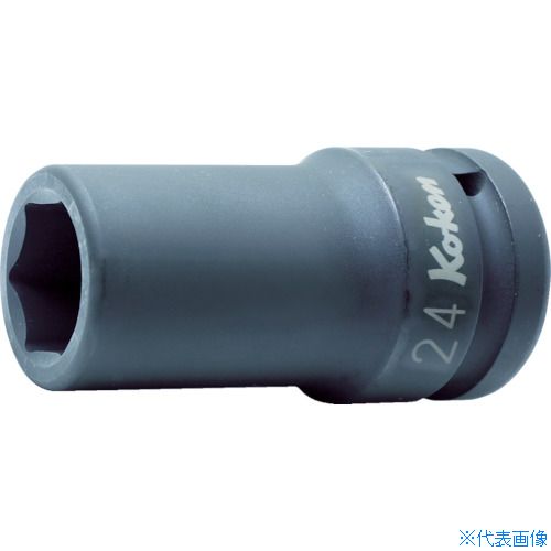 ■Ko−ken 薄肉インパクトセミディープソケット 対辺32 差込角19.0全長75 16301X32(7773251)
