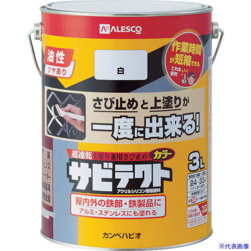 ■KANSAI サビテクト 3L 白 1090013(7807686)