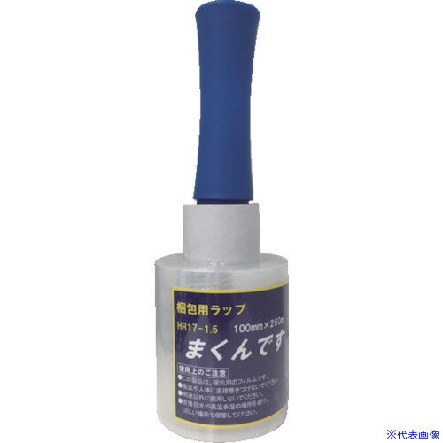 ■FKK 細幅ストレッチ まくんです HR17 1.5インチ紙管 100mmX25 HR171.5100X250(7811365)×12