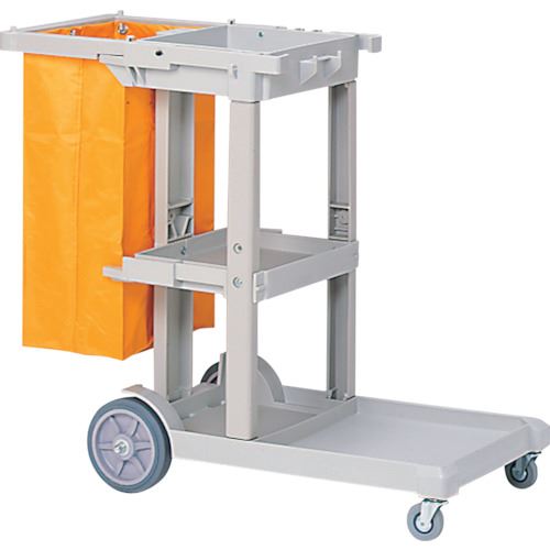 Cleaning Goods - ■テラモト ビルメンカートL ライトグレー DS5718106(7822995)[送料別途お見積り][法人限定][掲外取寄]