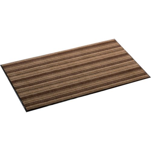 ■テラモト 屋内マット アーバンライン ブラウン 900×1500mm MR0540464(7824840)[送料別途お見積り][法..