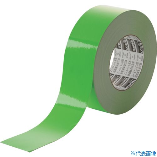 ■TRUSCO 蛍光ラインテープ50mmx33m グリーン TLK5033GN(7831901)