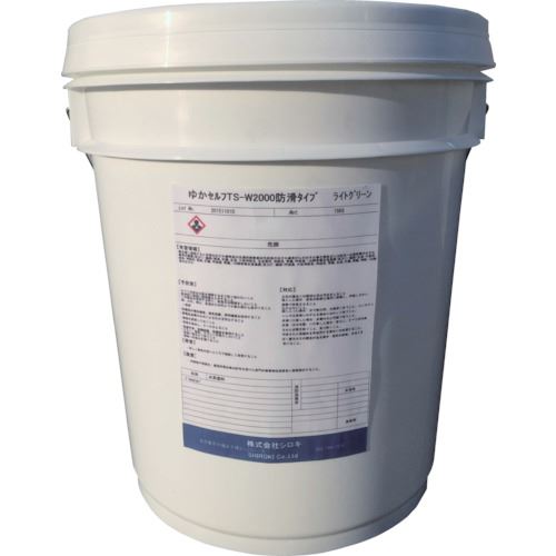 ■シロキ ゆかセルフ 防滑タイプ ライトグリーン 15KG 7760213(7840233)[法人限定][外直送元]