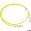 ■PANDUIT カテゴリ6A細径パッチコード 1m 黄 UTP28X1MYL UTP28X1MYL(7853599)