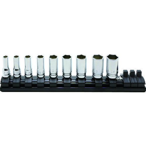 ■Ko−ken 6.35mm差込 Z−EALセミディープソケットレールセット9ヶ組 RS2300XZ9(7863683)