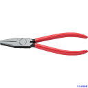 ■KNIPEX 平ペンチ プラスチックハンドル 180mm 2001180(7867441)