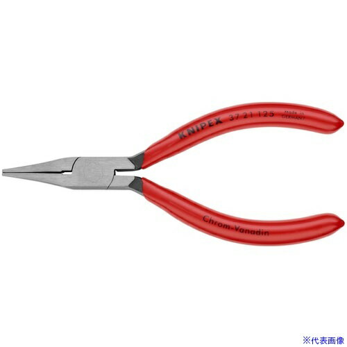 ■KNIPEX 時計細工用アジャスティングプライヤー 狭平 3721125(7867484)
