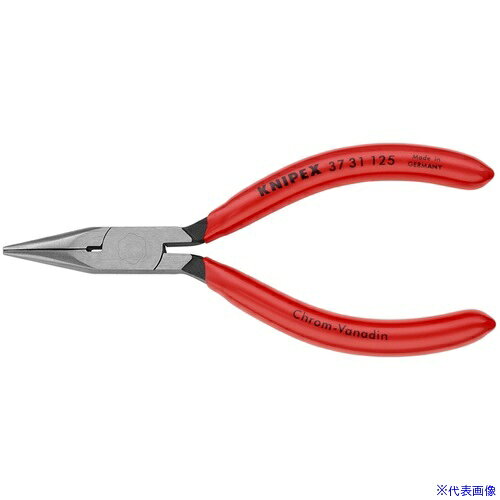 ■KNIPEX 時計細工用アジャスティングプライヤー 半丸 3731125(7867492)