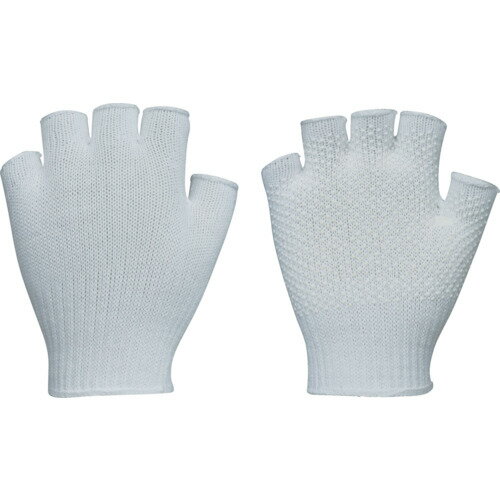 ■福徳 のびのびすべり止め手袋 Fドット ホワイト フリー 58(7871333)