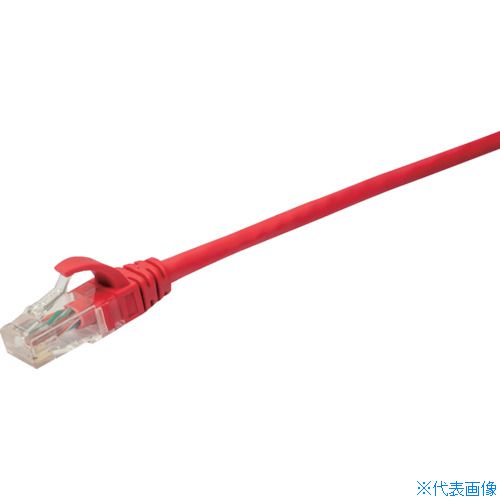■コーニング Cat5e UTPパッチコード3m 赤 VOL5EUPBL3RL(7876114)