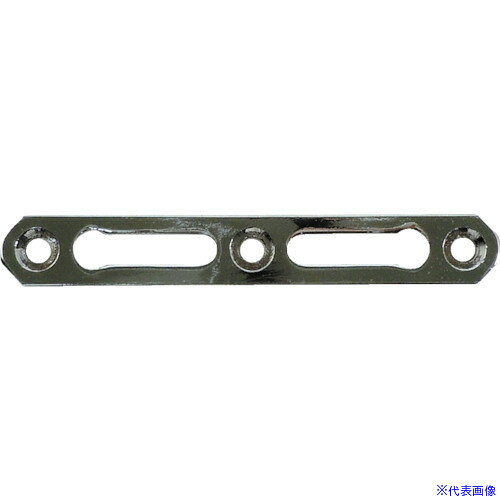 オレンジブック トラスコ中山　TRUSCODAIDOHANT ピッタリサポート ニッケル I100 N 3×15×105mm 〔品番:00065871〕[ 注番:7893825]特長●3つの形状(先端V字、T穴、I穴)でピッタリフィットします。用途●ジョイント及びあらゆる補強に。仕様●板厚(mm)：3●穴径(mm)：5mm(皿穴9.2mm)●色：シルバー●W(mm)：15●L1(mm)：105●L(mm)：105●梱包数(個)：1●幅W(mm)：15●長さL(mm)：105仕様2●長穴径：6.1×30mm●ビス：ピッタリサポート専用　ツライチ仕上げ。●ボルト：ピッタリサポートをボルトでしっかり留め付ける。材質/仕上●スチール●表面処理:ニッケルメッキセット内容/付属品注意原産国（名称）中国JANコード4962123658710本体質量25.3gオレンジブック トラスコ中山　TRUSCODAIDOHANT ピッタリサポート ニッケル I100 N 3×15×105mm 〔品番:00065871〕[注番:7893825][本体質量：25.3g]《包装時基本サイズ：3×15×105》〔包装時質量：25g〕分類》金物・建築資材》建築金物》ジョイント金具☆納期情報：仕入れ先通常在庫品 (欠品の場合有り)