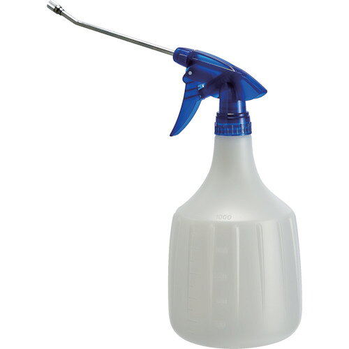 オレンジブック トラスコ中山　TRUSCOTRUSCO ロングノズルスプレー 1000ml 〔品番:TSLG1000〕[ 注番:7903111]特長●細かい場所でもラクラク噴霧できるロングノズルスプレーです。仕様●容量(ml)：1000●幅(mm)：250●奥行(mm)：116●高さ(mm)：285●ノズル長(mm)：160●吐出量(ml)：1●色：ブルー●吐出量(cc)：1仕様2材質/仕上●主要部:ポリプロピレン（PP）●容器:ポリエチレン（PE）●ノズル：真鍮セット内容/付属品注意●アルコール濃度80％以下ですと使用可能ですが、液を入れたままにしますと劣化は早まります。●殺虫・薬剤等を使用後は真水で数回噴射し、容器内には薬液を残さない様にしてください。●提供不可：chemSHERPA、ミルシート原産国（名称）日本JANコード4989999462906本体質量116gオレンジブック トラスコ中山　TRUSCOTRUSCO ロングノズルスプレー 1000ml 〔品番:TSLG1000〕[注番:7903111][本体質量：116g]《包装時基本サイズ：115×57×320》〔包装時質量：127g〕分類》研究用品》ボトル・容器》スプレー容器☆納期情報：仕入れ先通常在庫品 (欠品の場合有り)