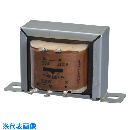 ■豊澄電源 TZ11シリーズ 100V対100V複巻絶縁トランス 5VA TZ11005A(7913524)[送料別途見積り][法人・事業所限定][掲外取寄]