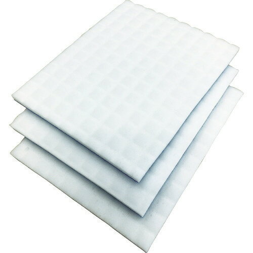 ■TRUSCO 圧縮メラミンスポンジプロ シートタイプ 3X100X125 3個入 TASTS3(7915756)