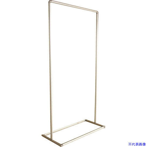 ■吉野 衝立用アルミパイプ 1×2 単体固定 YS12SF(7933720)[送料別途お見積り][法人限定]