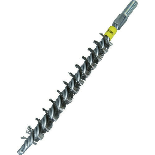 オレンジブック トラスコ中山　TRUSCOTRUSCO チューブブラシ スパイラル型 ステンレス Φ13 〔品番:CB13SUS〕[ 注番:7944594]特長●スパイラル型ブラシは、煙突掃除用ブラシなどにみられる様な針金を芯線にしてそれをねじることにより、線材を固定しているブラシです。●パイプ内径、ねじ孔の内面など、普通のブラシでは届きにくい場所のクリーニング、バリ取り、その他のスケール除去に、継ぎ柄に取り付けて使用します。●スパイラル型・ねじ付です。●特注品1本から承ります。用途●手作業用。●各種パイプ、加工穴内面の研磨。仕様●毛材：ステンレス●線径(mm)：0.25●全長(mm)：165●外径(mm)：13●ブラシ長(mm)：105●ねじ径(インチ)：W1/4●ブラシ部長さ(mm)：105仕様2材質/仕上●シャフト:スチール（亜鉛メッキ）セット内容/付属品注意●曲がり、段差、くびれなどのある配管内は使用しないでください。●本体を回転させての使用は避けてください。●作業時は必ず安全帽、安全メガネなどの保護具をご着用ください。原産国（名称）日本JANコード4989999463972本体質量28gオレンジブック トラスコ中山　TRUSCOTRUSCO チューブブラシ スパイラル型 ステンレス Φ13 〔品番:CB13SUS〕[注番:7944594][本体質量：28g]《包装時基本サイズ：210×40×40》〔包装時質量：47g〕分類》電動・油圧・空圧工具》研削研磨用品》ハンドブラシ☆納期情報：仕入れ先通常在庫品 (欠品の場合有り)