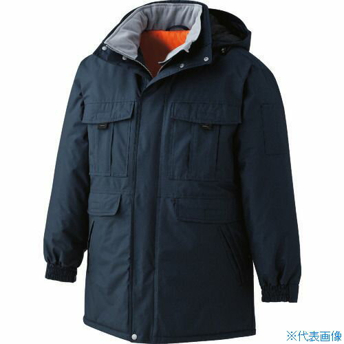 ■ミドリ安全 極寒 防水防寒コート ネイビー LL M4087UELL(7976968)