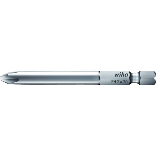 ■wiha プロフェッショナル1/4 プラスビットE63型 刃先00 全長50mm 704100050(7983832)