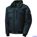 ■XEBEC 222 現場服 防寒ブルゾン LL 黒 22290LL(7996012)