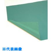 ■ミヅシマ ターポリンシート 0.42mmX1370mm幅 モスグリーン/モスグリーン カット対応品 411051(8020649)×10[送料別途お見積り][法人限定][外直送]