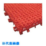 ■ミヅシマ ジョイント人工芝生 業務用 本体 レッド 赤 440003(R)(8020754)[送料別途お見積り][法人限定..