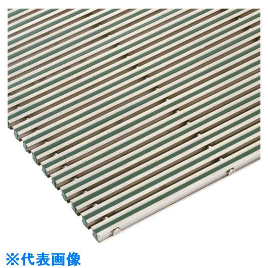 Door Mats - ■ミヅシマ ステータスSPラインマットNSA1510 別注計算 グリーン 4000430(8021055)[送料別途お見積り][法人限定][掲外取寄]