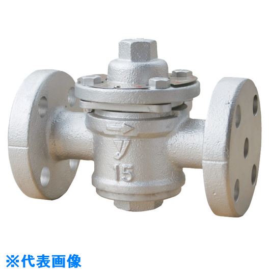 ■YOSHITAKE バイパス付スチームトラップ(フランジ) 15A TS815A(8021315)[法人限定][外直送元]