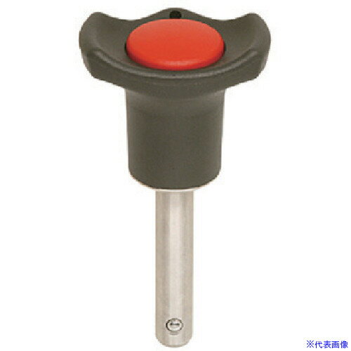 ■kipp ボールロックピン(樹脂グリップタイプ) BLP08030SUS(8059949)[送料別途お見積り][法人限定][掲外取寄]