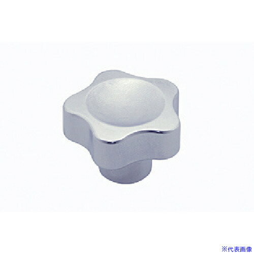 オレンジブック トラスコ中山　TRUSCOELESA スターフィッシュノブ(クロムメッキ仕様) 〔品番:SFK32BCR〕[ 注番:8061970]特長仕様●外径(mm)：32●ノブ高さ(mm)：22.5●ねじ寸法：M6×1.0●ねじ深さ(...